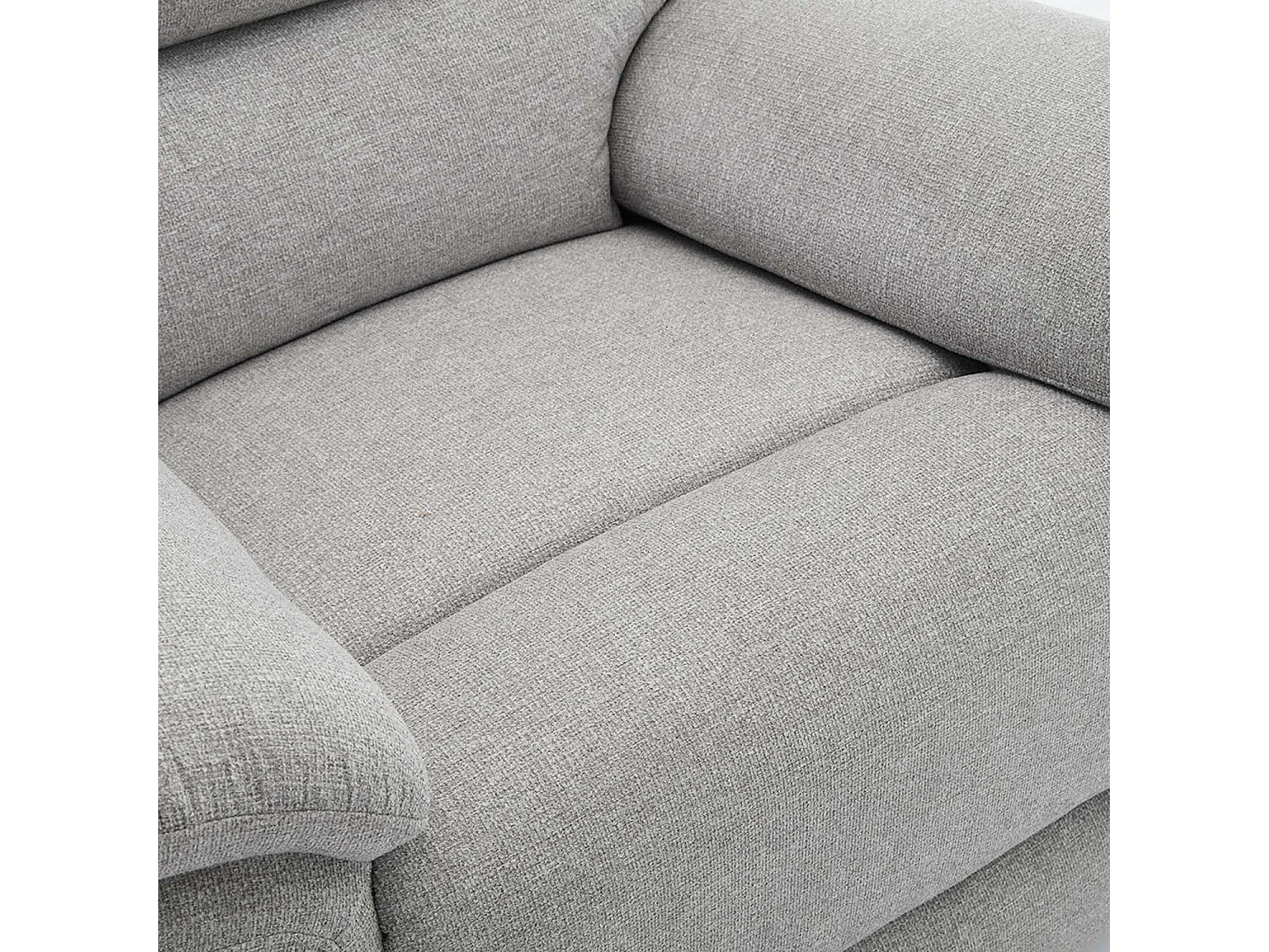 Fosse 2 + 3 Seater Manual Recliner Fabric Modern Living Sofa