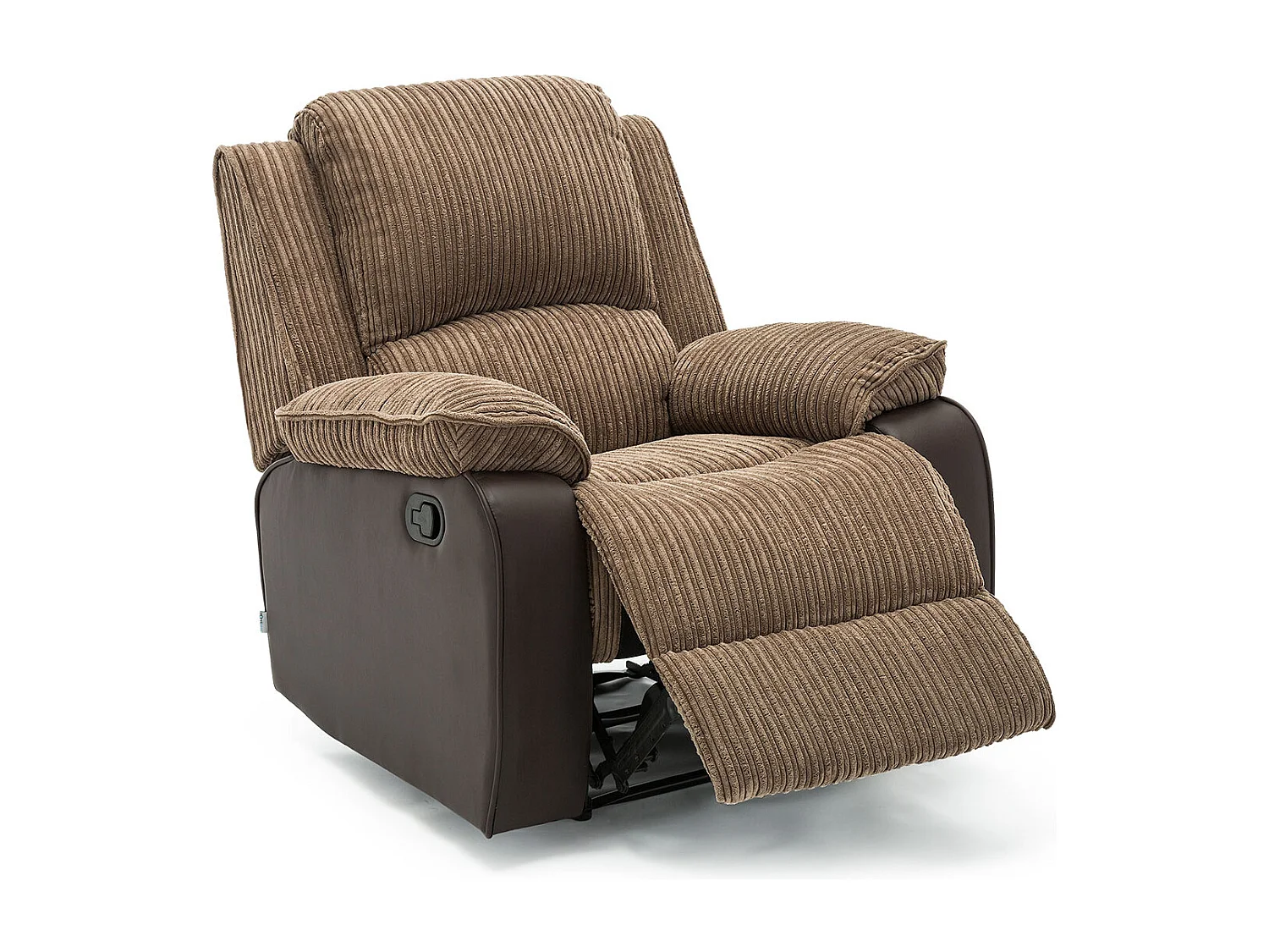 Postana Manual Recliner Bonded Leather 1+3 Seater Sofa Set
