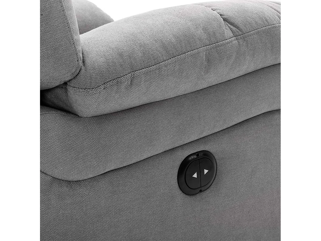 Seattle Electric Recliner Fabric 1+3 Seater Sofa Set