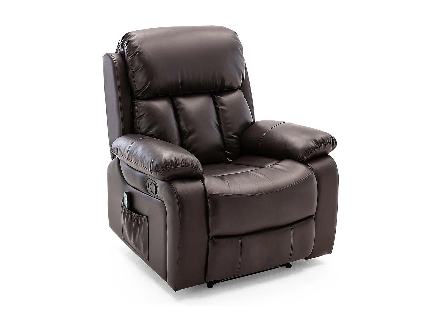 Chester Manual Recliner Bonded Leather 1+3 Seater Sofa Set