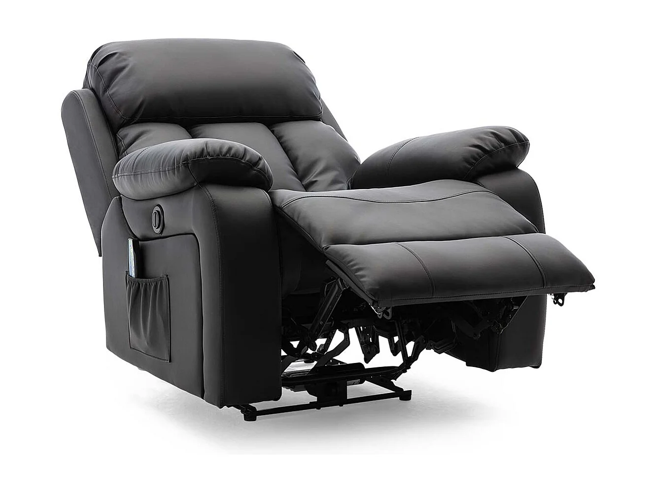 Chester Electric Recliner Bonded Leather 1+2+3 Seater Sofa Set