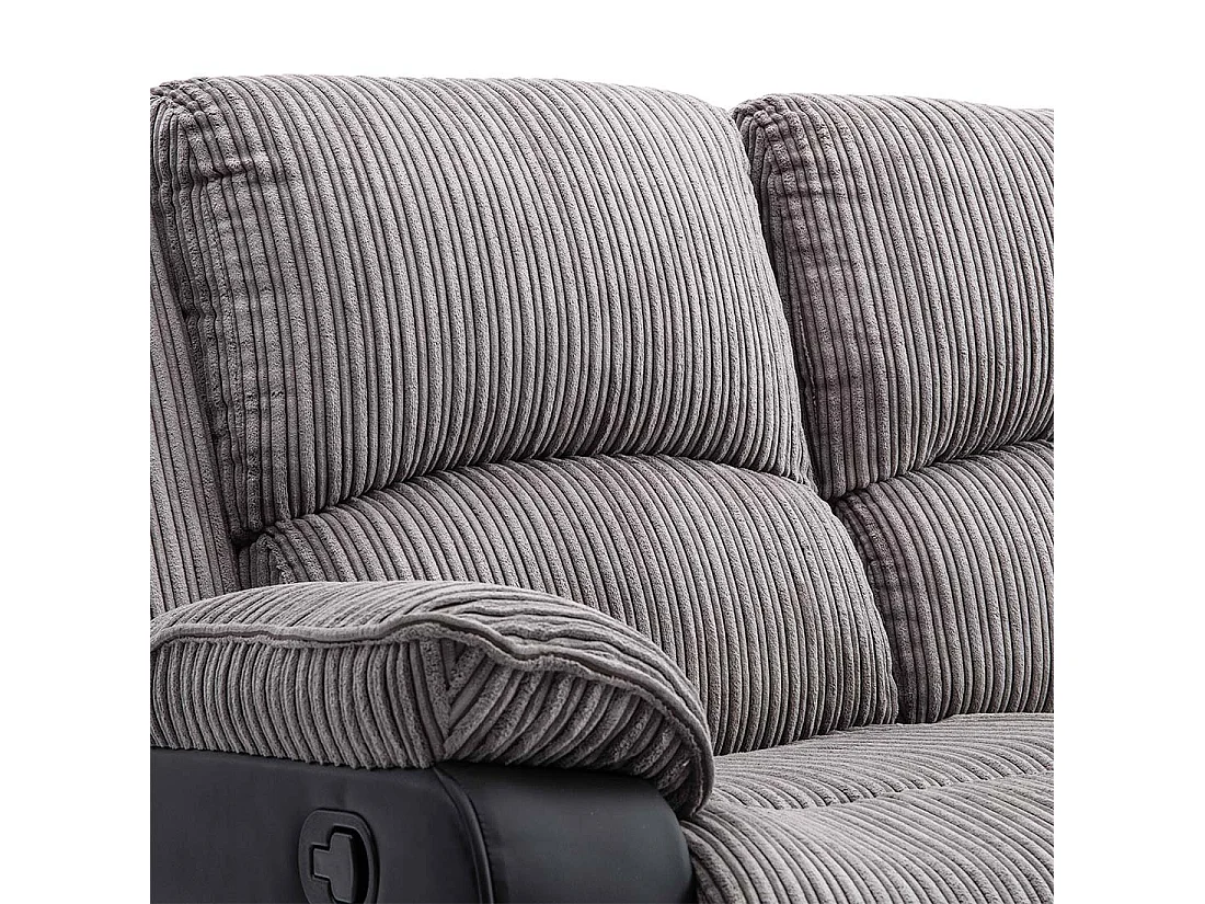 Postana Manual Recliner Bonded Leather 1+3 Seater Sofa Set