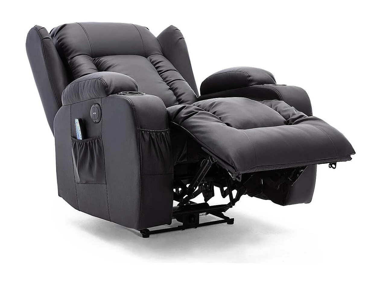 Caesar Electric Recliner Bonded Leather 1+2 Seater Sofa Set