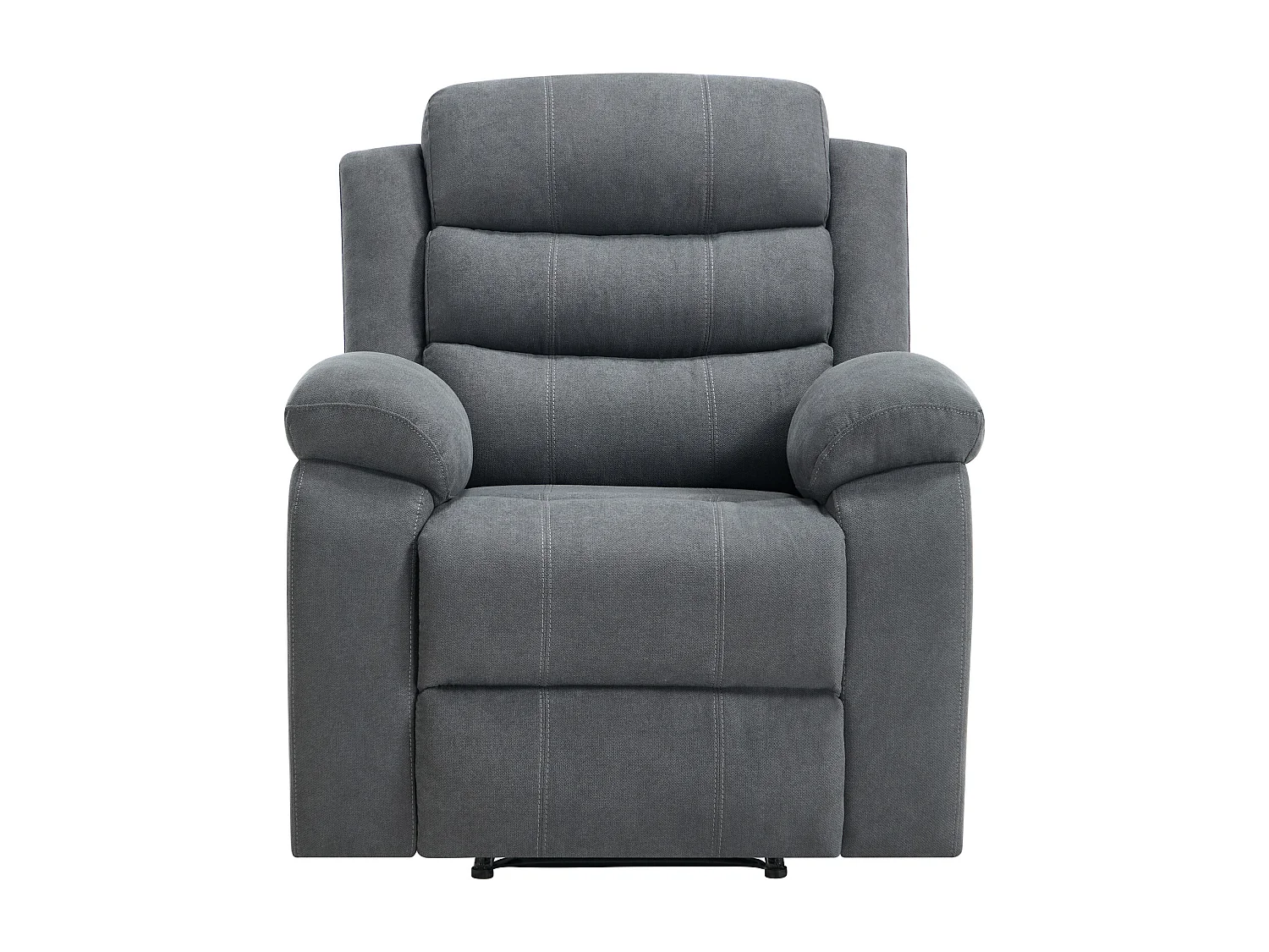 Boston Manual Recliner Fabric 1+2 Seater Sofa Set w Drinks Console