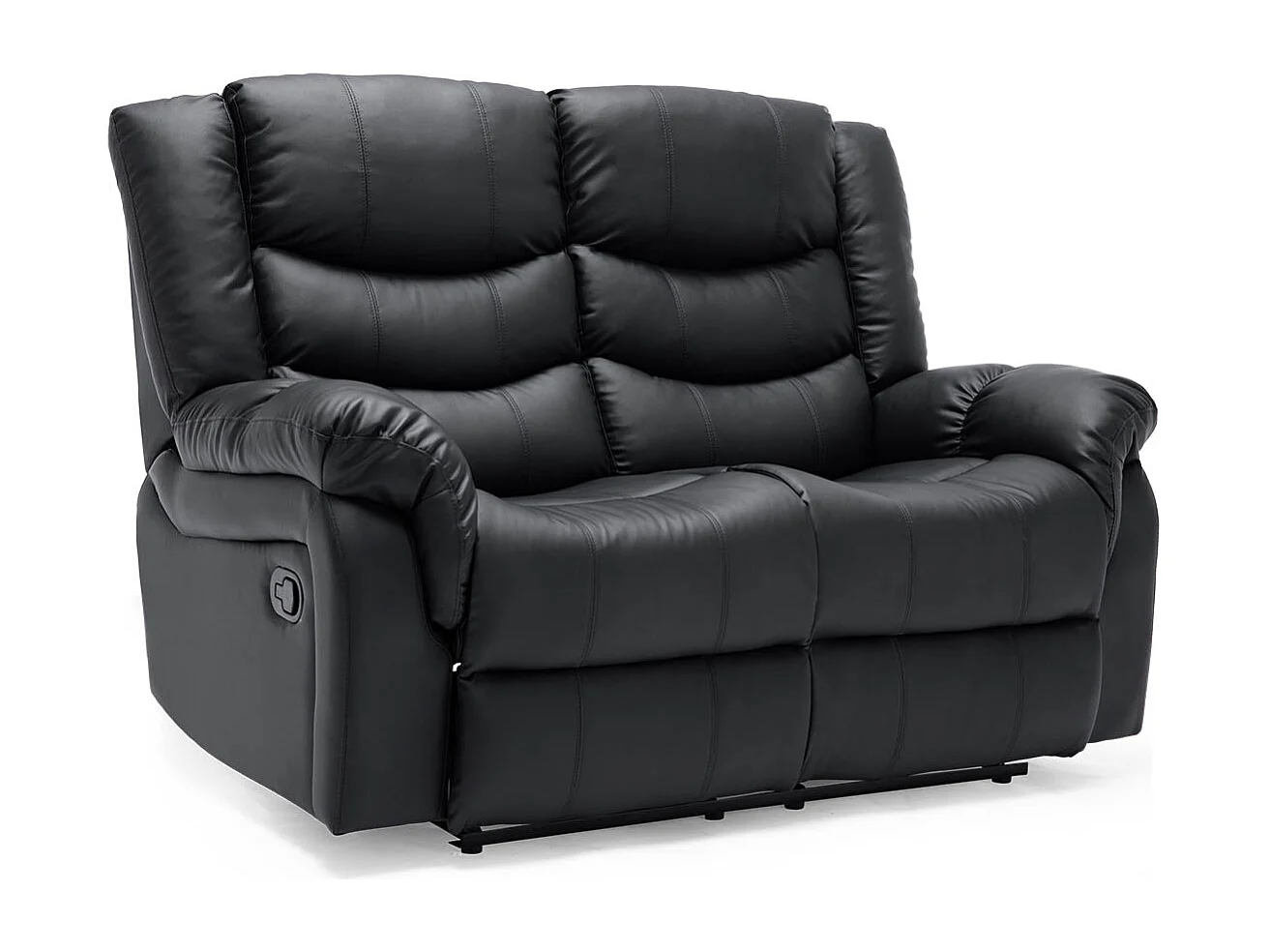 Seattle Manual Recliner Bonded Leather 1+2 Seater Sofa Set