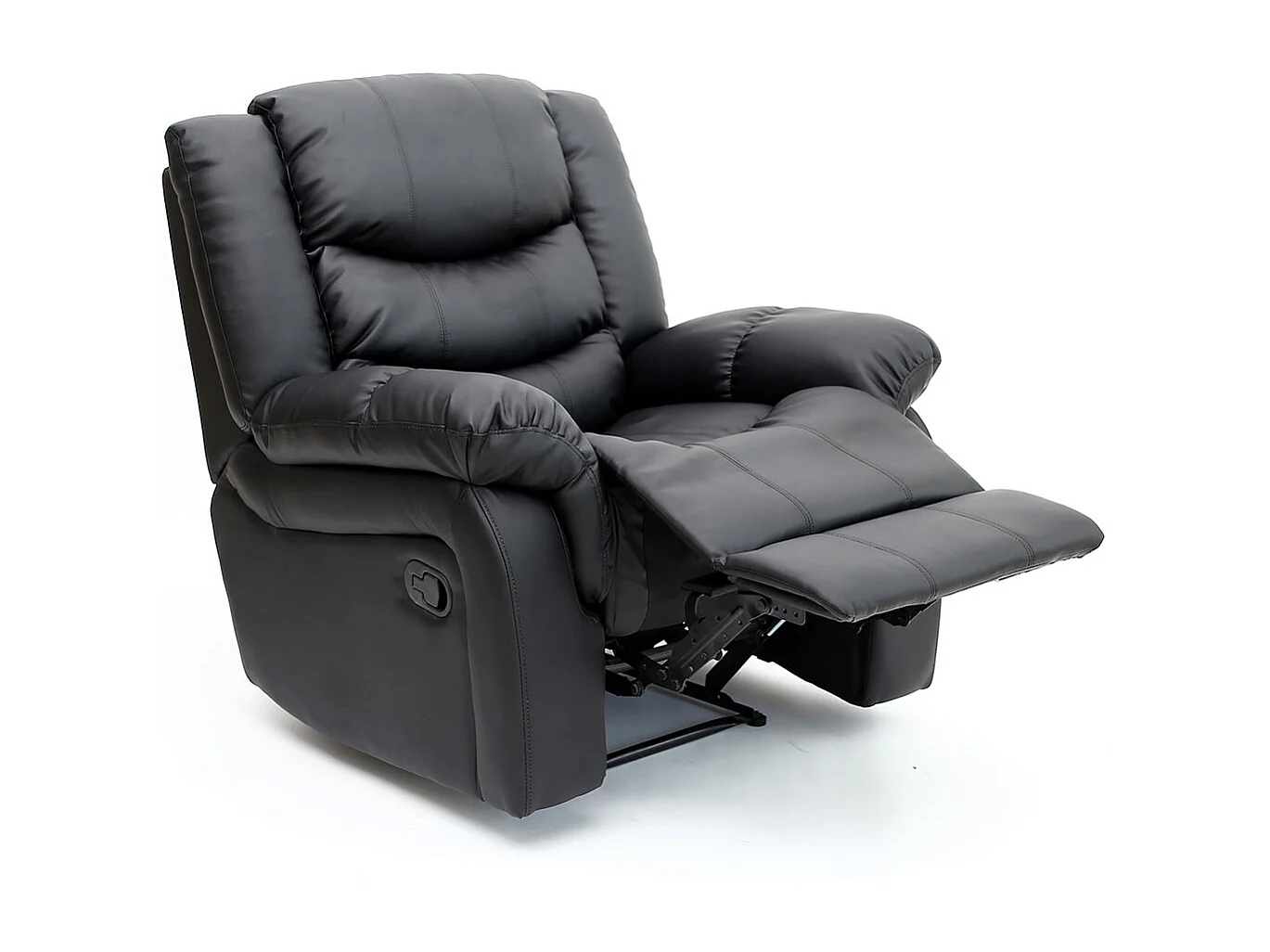 Seattle Manual Recliner Bonded Leather 1+2 Seater Sofa Set