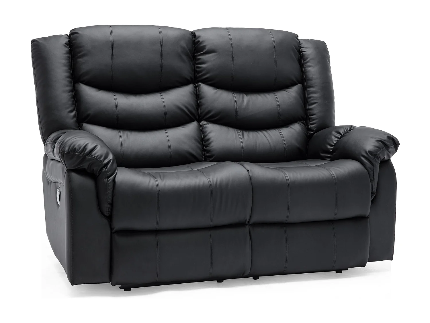 Seattle Electric Recliner Bonded Leather 1+2 Seater Sofa Set