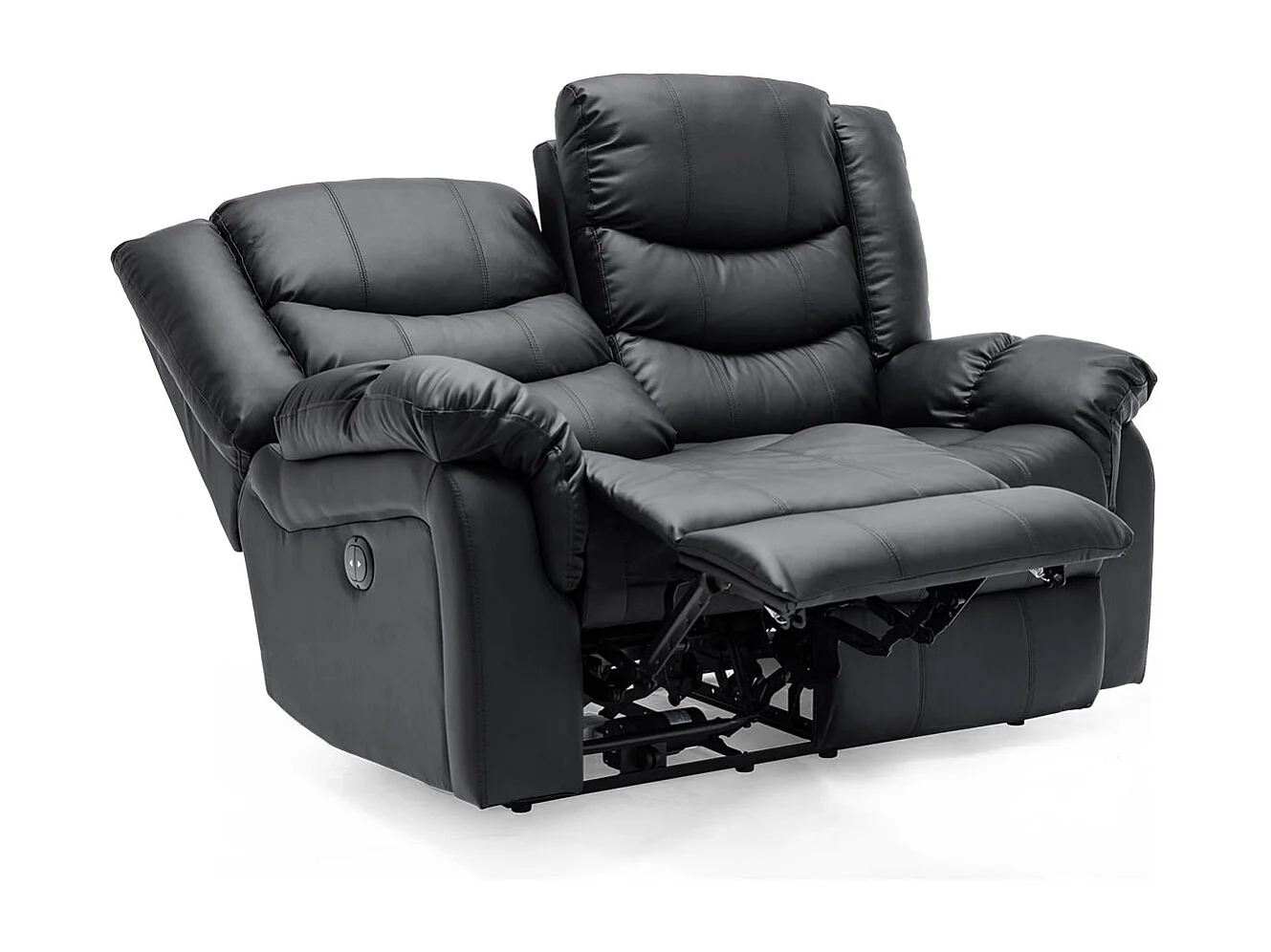 Seattle Electric Recliner Bonded Leather 1+2 Seater Sofa Set