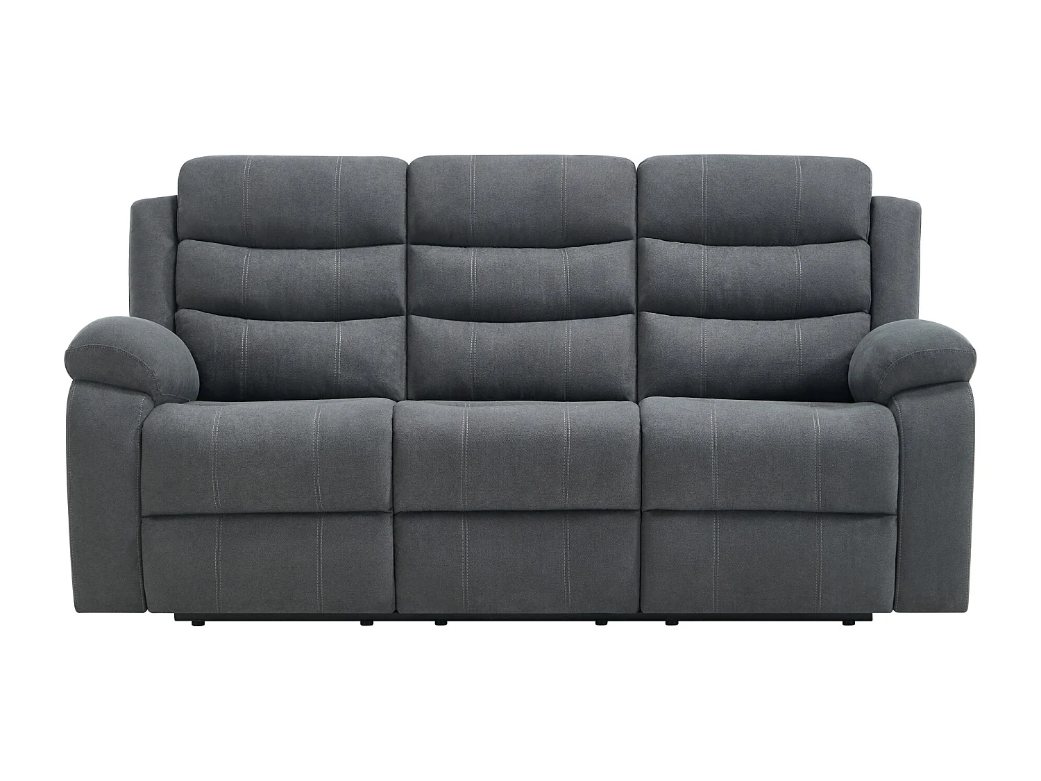 Boston Manual Recliner Fabric 1+3 Seater Sofa Set