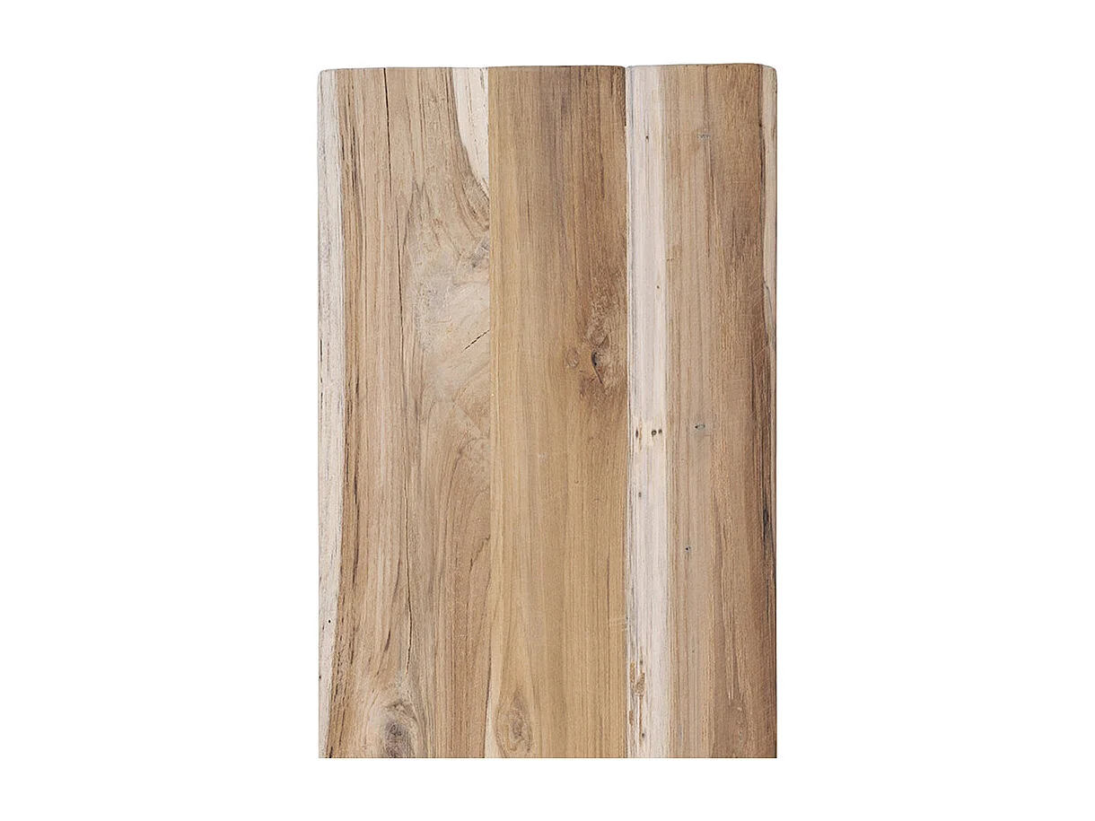 BART- Banc en teck naturel recyclé 50 cm