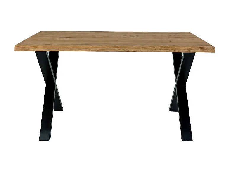 CALVI-Table repas à manger 4  personnes 140cm en chêne massif