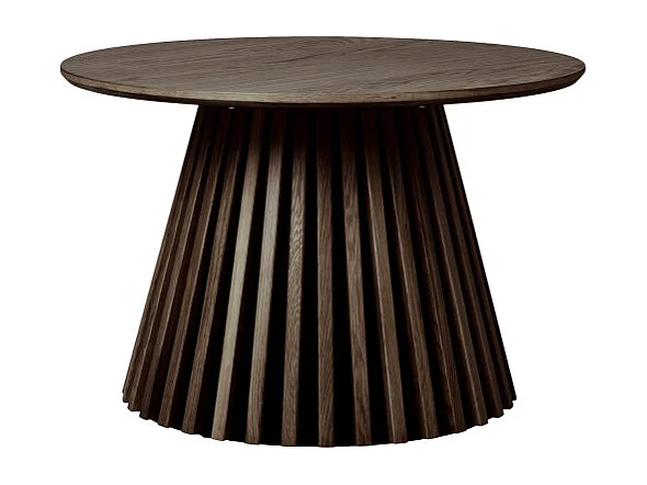 KAIRN-Table basse chêne fumé ø70 cm