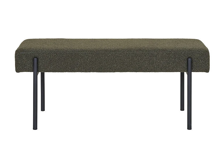 LONDON-Banc en tissu vert 100 cm