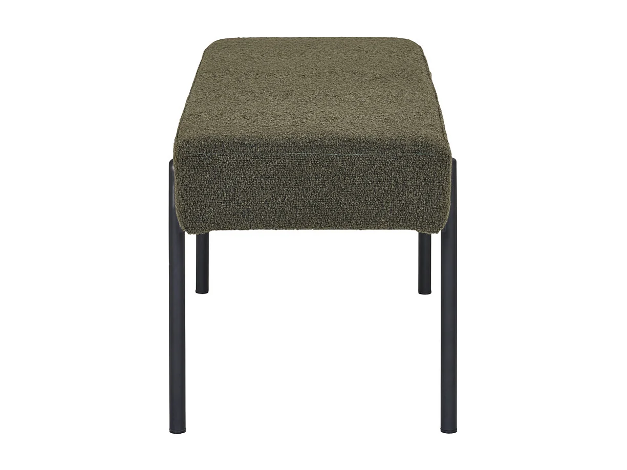 LONDON-Banc en tissu vert 100 cm