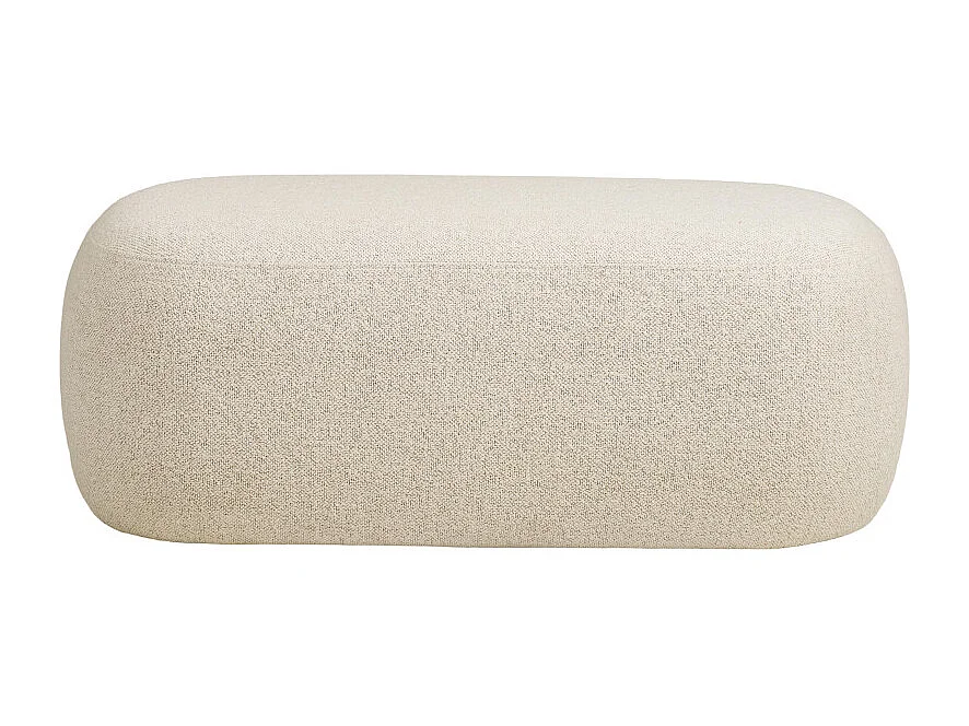 EGGS- Banc en tissu sable 100x50 cm