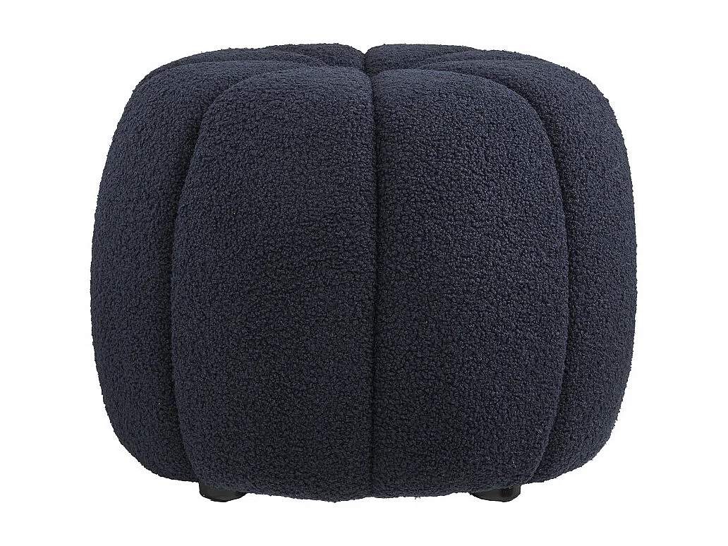LOOM-Pouf blu navy ø48 cm