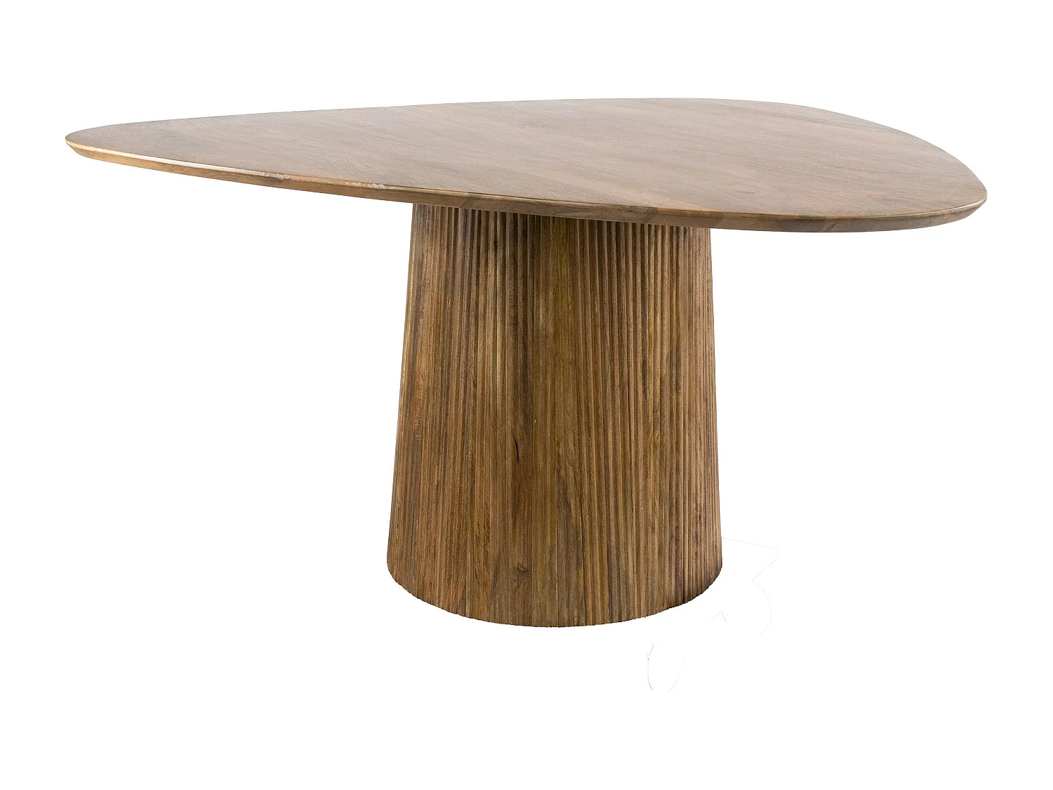 Table à manger bois de manguier forme triangulaire 150 cm CREEK