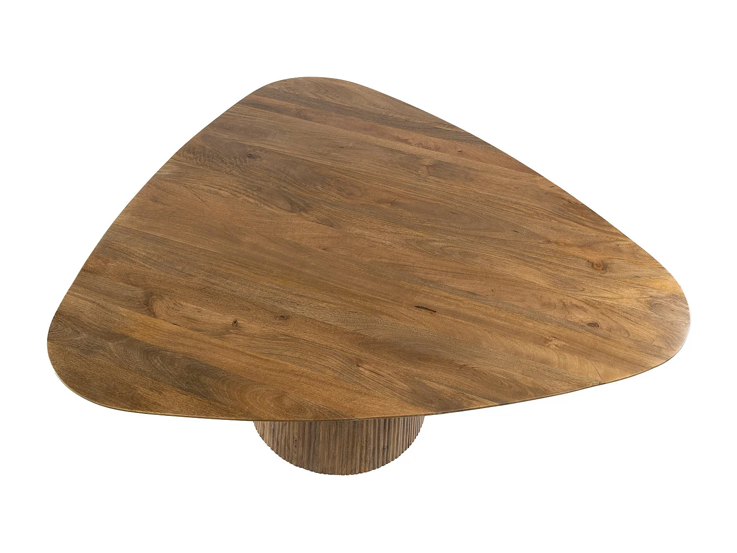 Table à manger bois de manguier forme triangulaire 150 cm CREEK