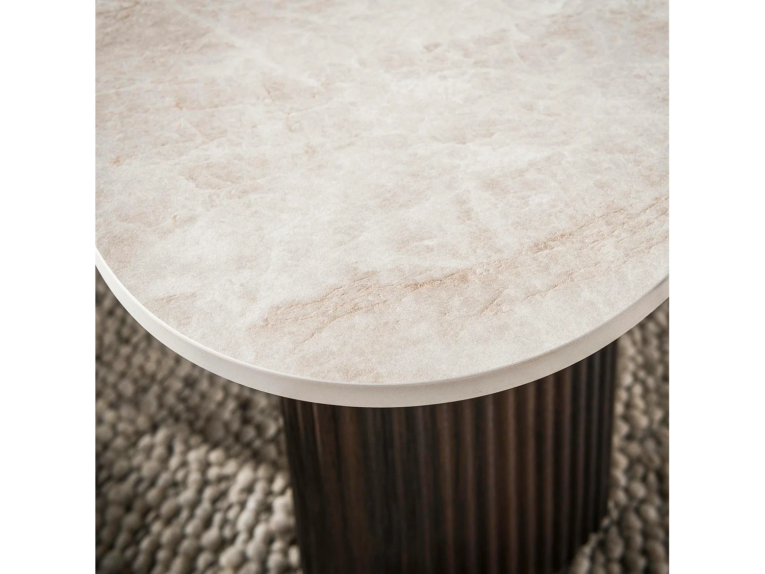 Table basse céramique 3D design organique (x2) MAHAL