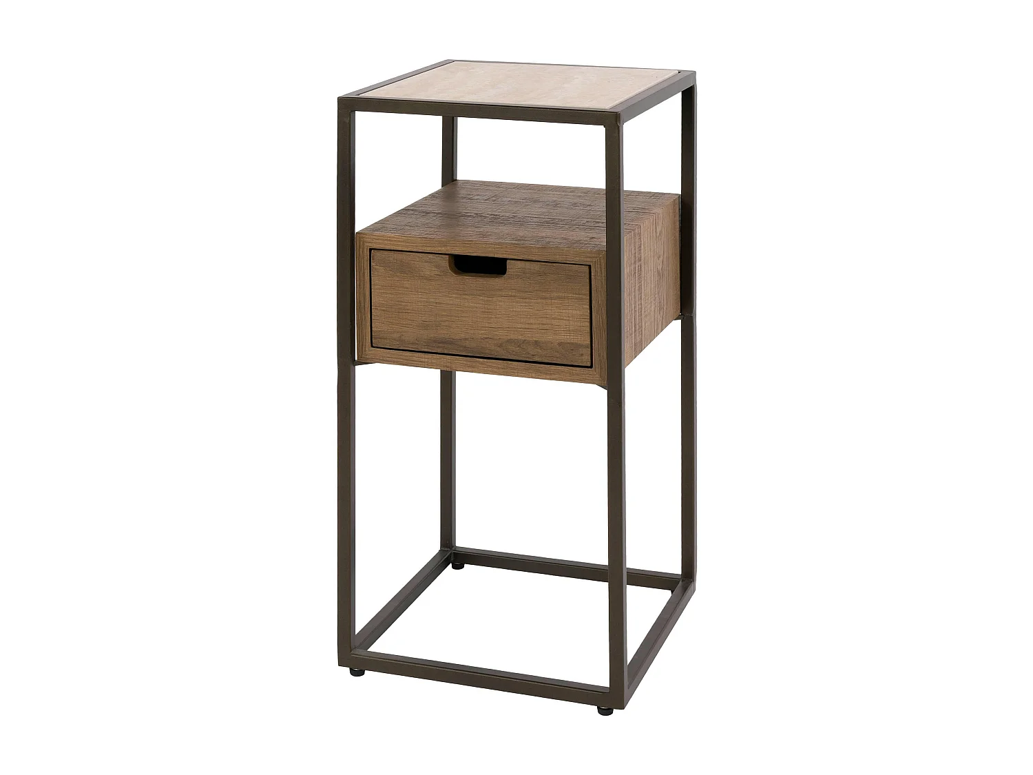 Petite table de chevet céramique 1 tiroir ASCOLI