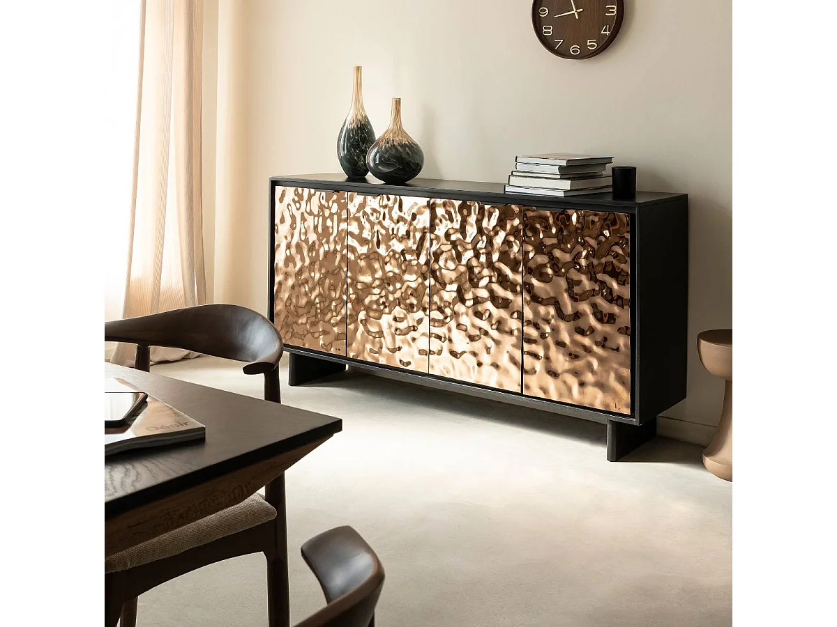 Buffet en bois de manguier et métal Nebula