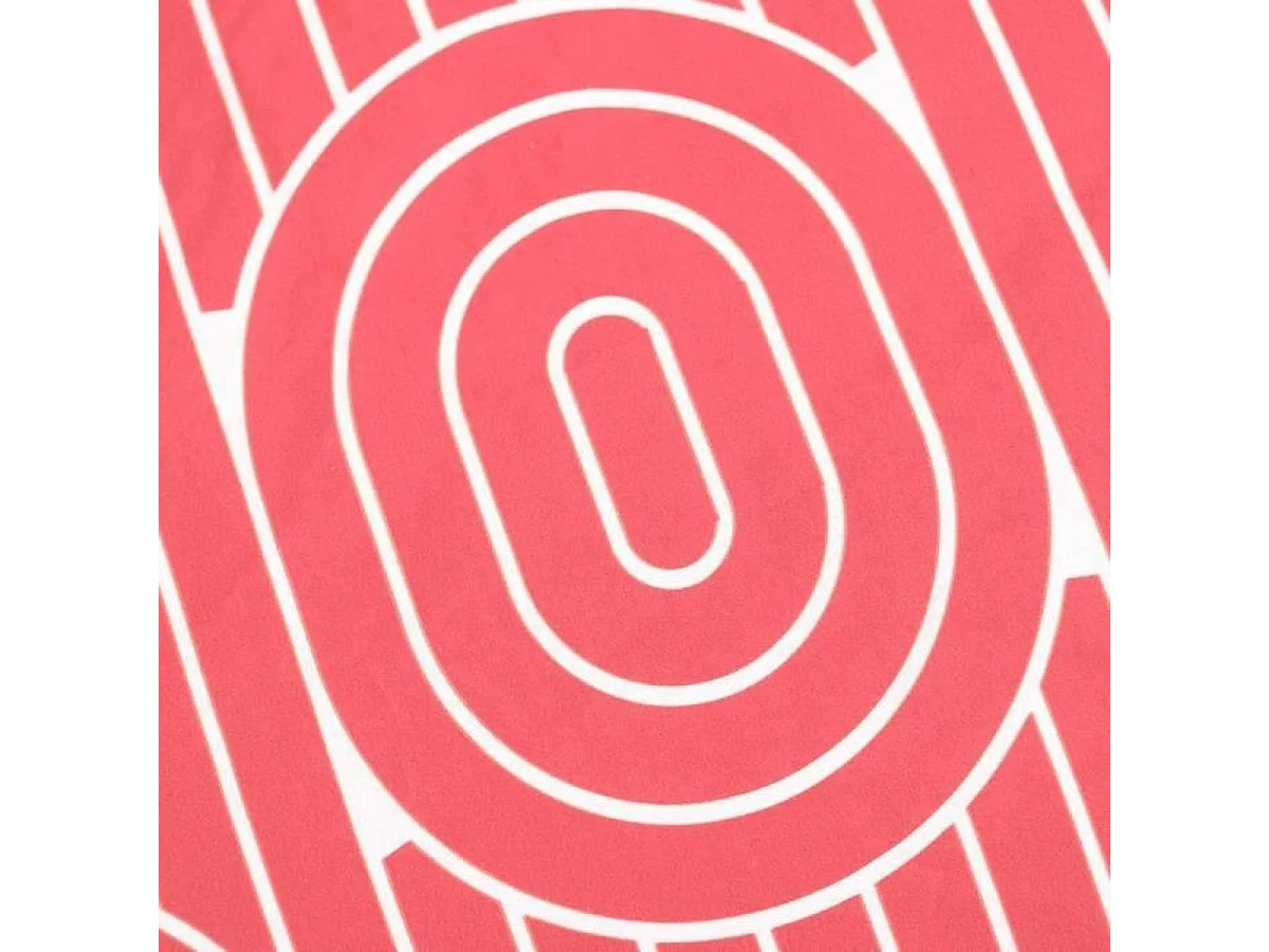 TODAY Sunshine - Housse de couette 220 x 240 cm réversible rouge corail avec 2 taies 63 x 63 cm