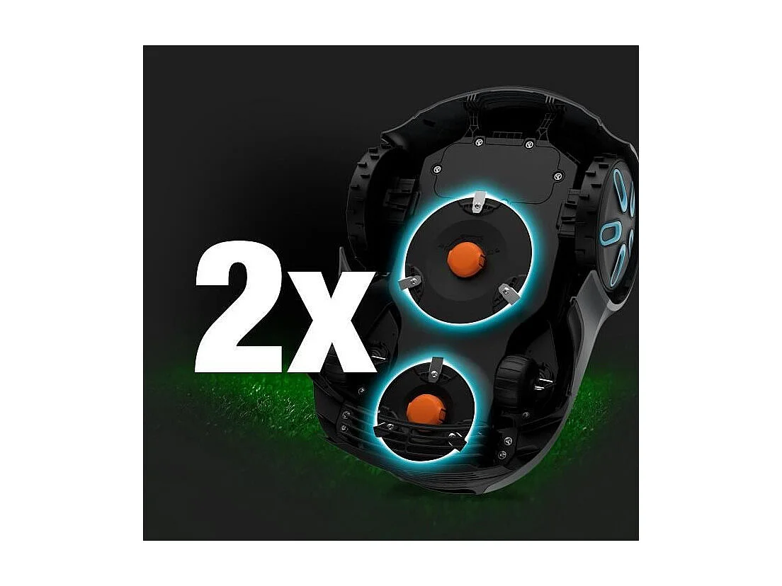 Tondeuse robot - GARDENA - Smart SILENO max 800 - Surface 800 m² - DuoConnect - Bluetooth - Tonte des bordures