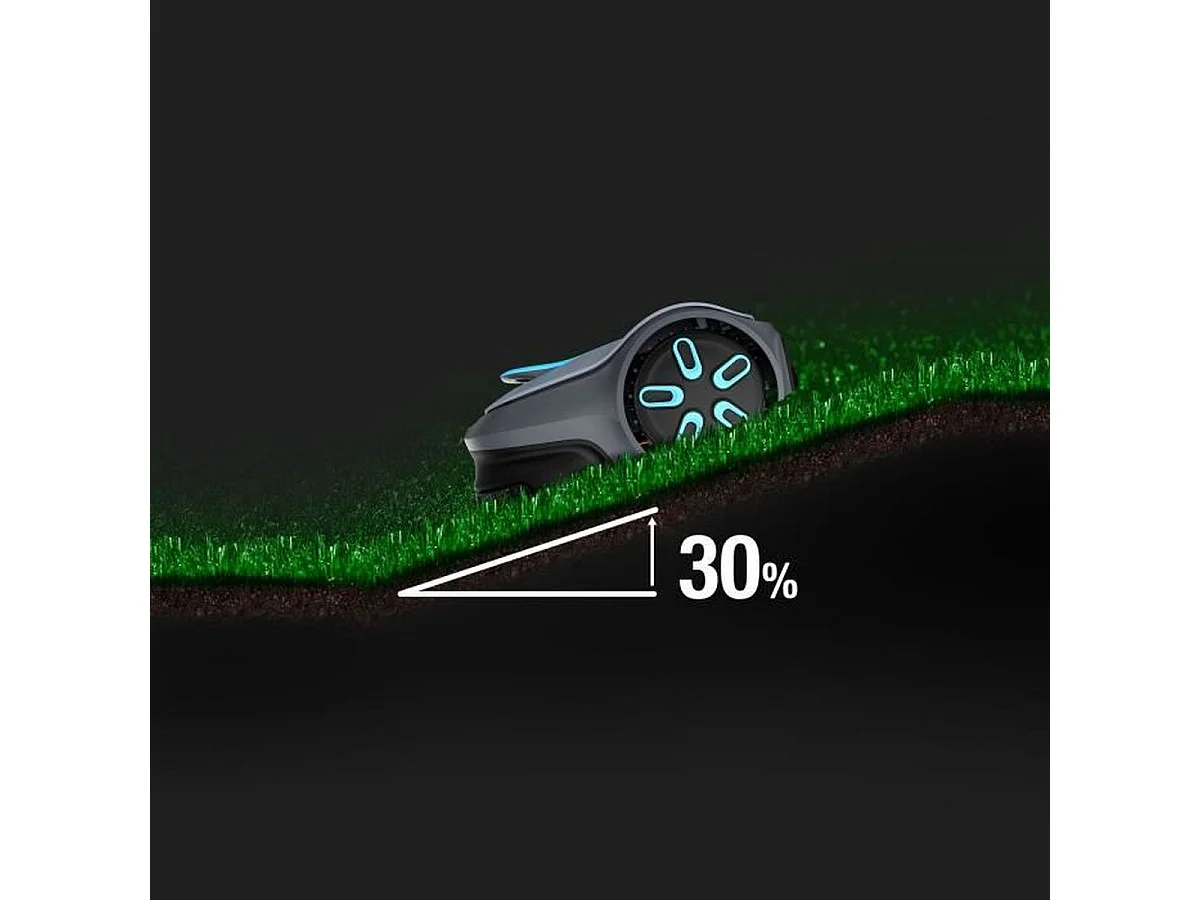 Tondeuse robot - GARDENA - Smart SILENO max 800 - Surface 800 m² - DuoConnect - Bluetooth - Tonte des bordures