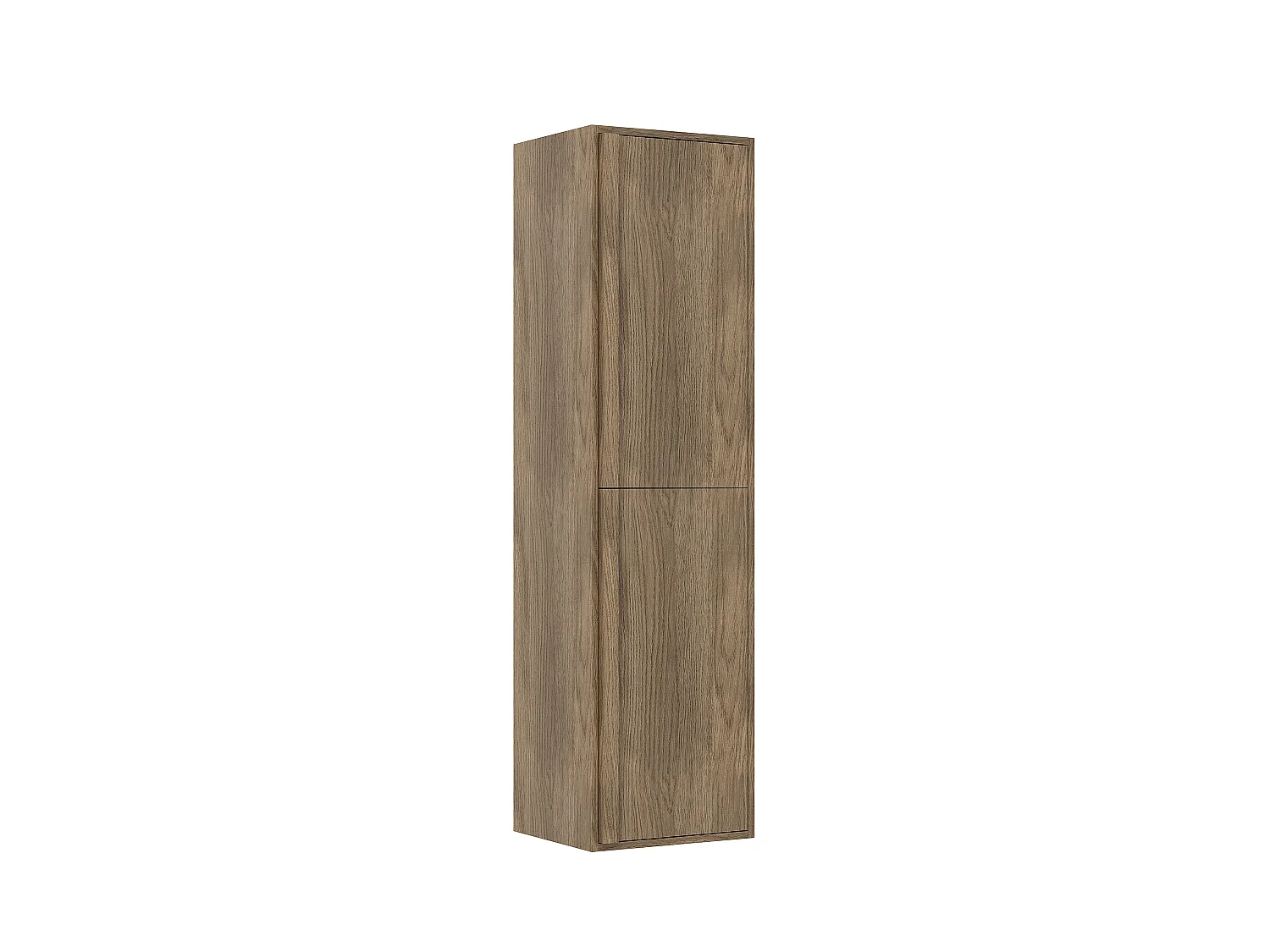 Colonne de salle de bain suspendue -  Naturel foncé - H150 cm - UBRILA