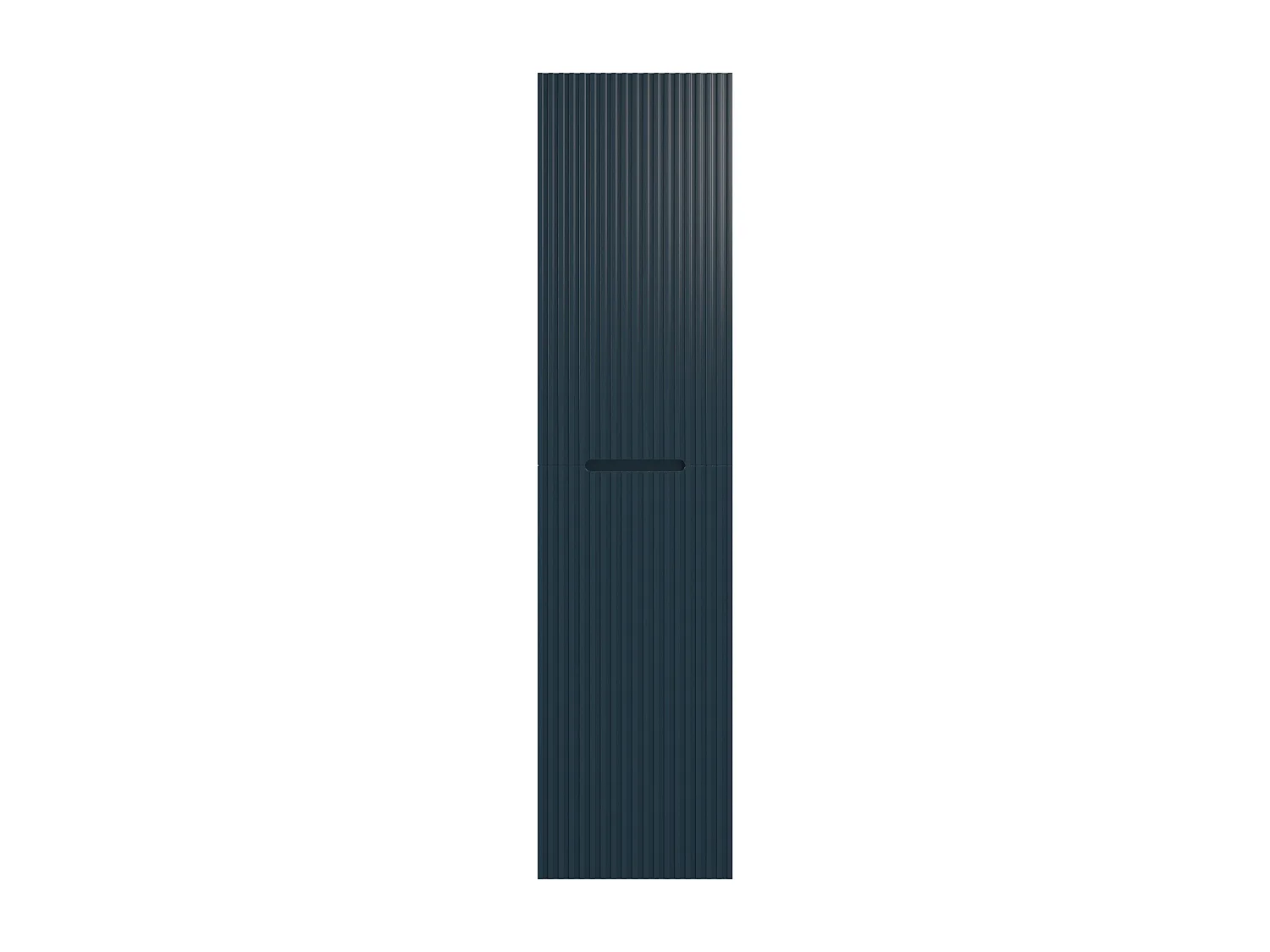 Colonna bagno sospesa - 140 cm - Scanalato blu - PAVANI