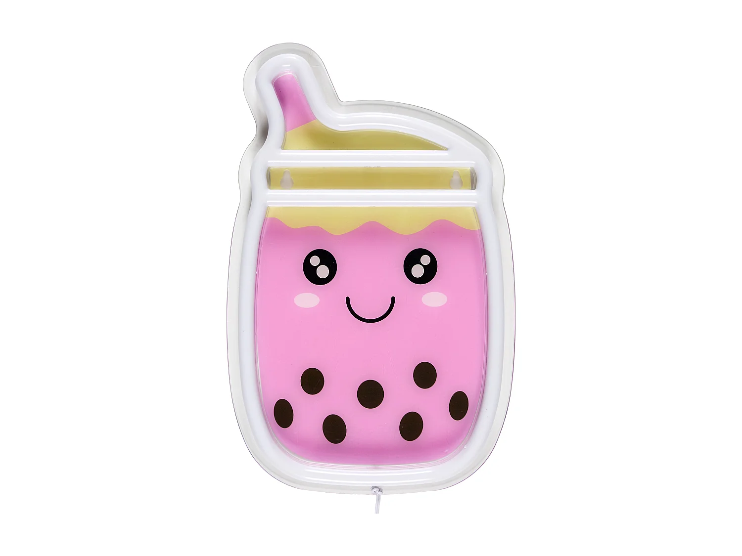 Lampe Led Effet Neon Bubble Tea Usb Rose