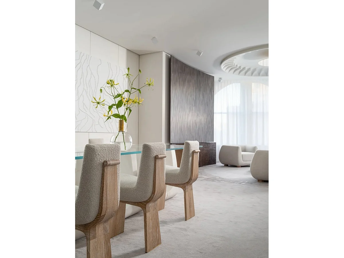 Lot de 2 chaises de salle à manger en bois massif style rétro, design jupe en bois sculpté, chaise élégante style français avec dossier