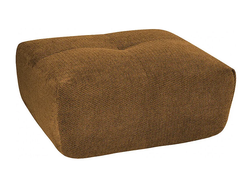 Alba - Pouf compressé en tissu - Bronze