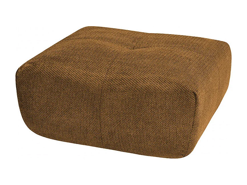 Alba - Pouf compressé en tissu - Bronze