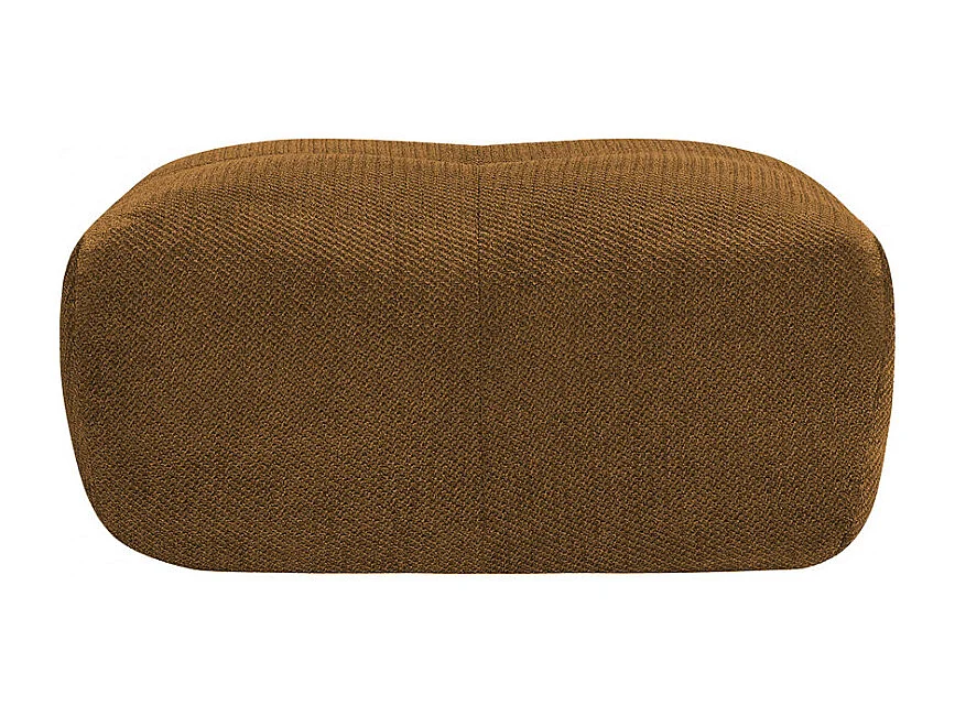 Alba - Pouf compressé en tissu - Bronze