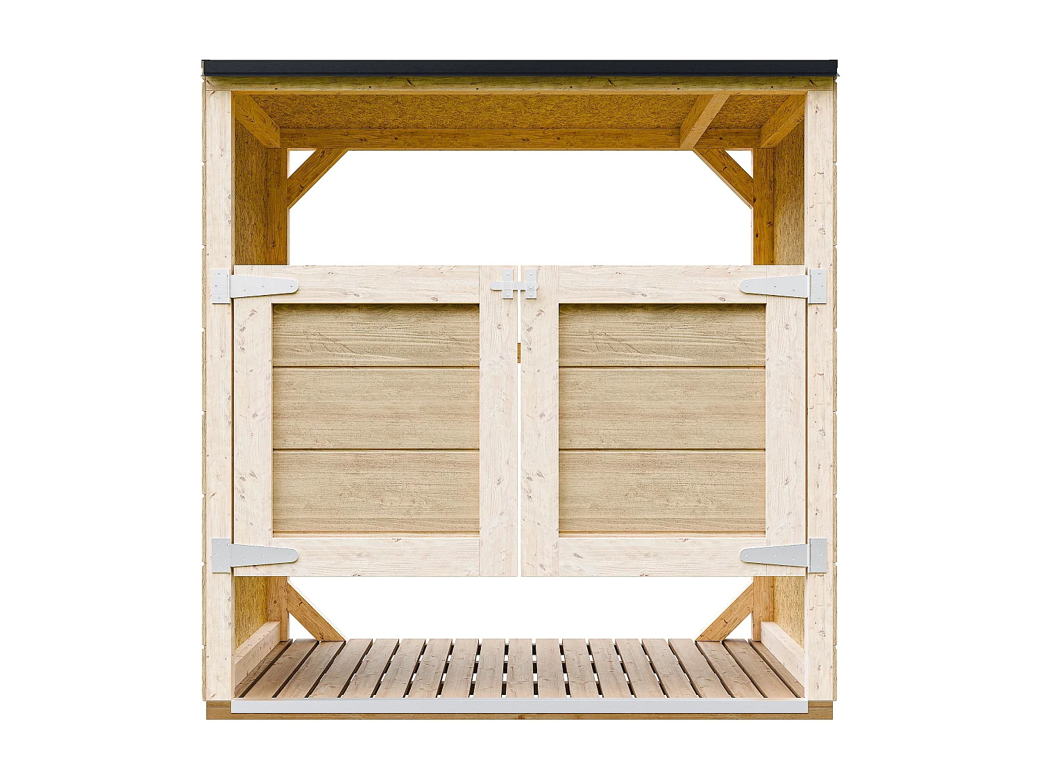 Obudowa na kosze na śmieci 1,14 m² / 2x240L - M980A