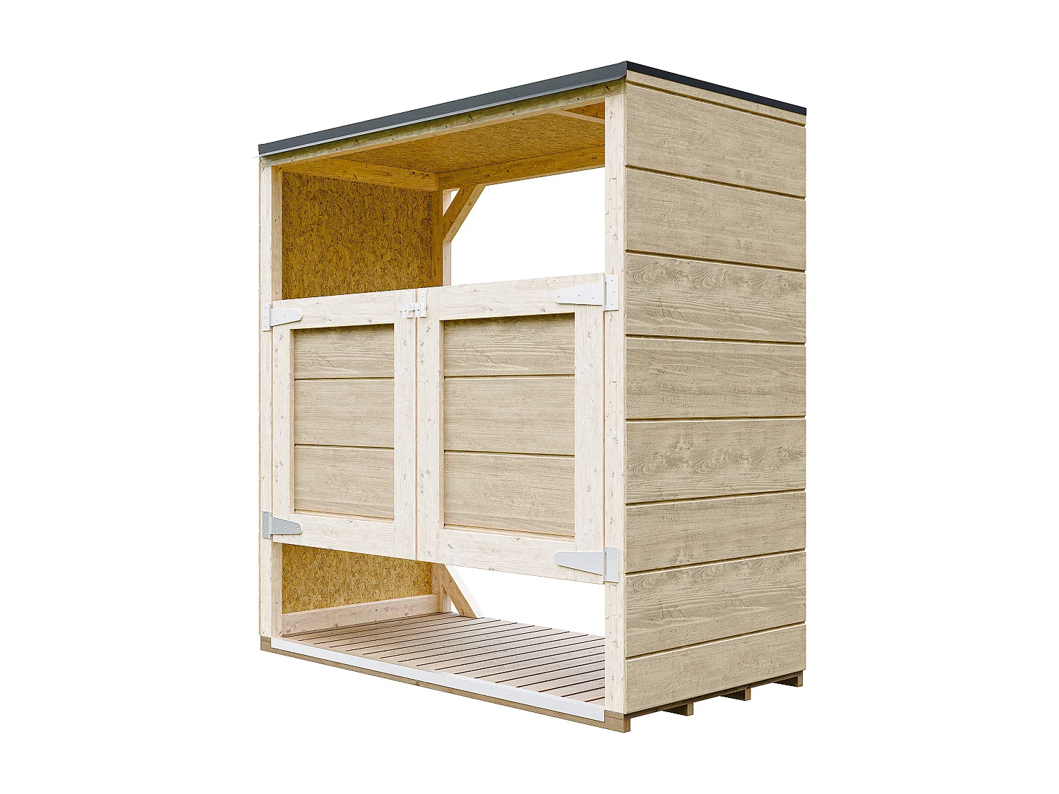 Obudowa na kosze na śmieci 1,14 m² / 2x240L - M980A