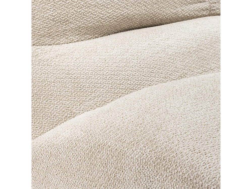 Alba - Chauffeuse compressée 1 place en tissu - Beige