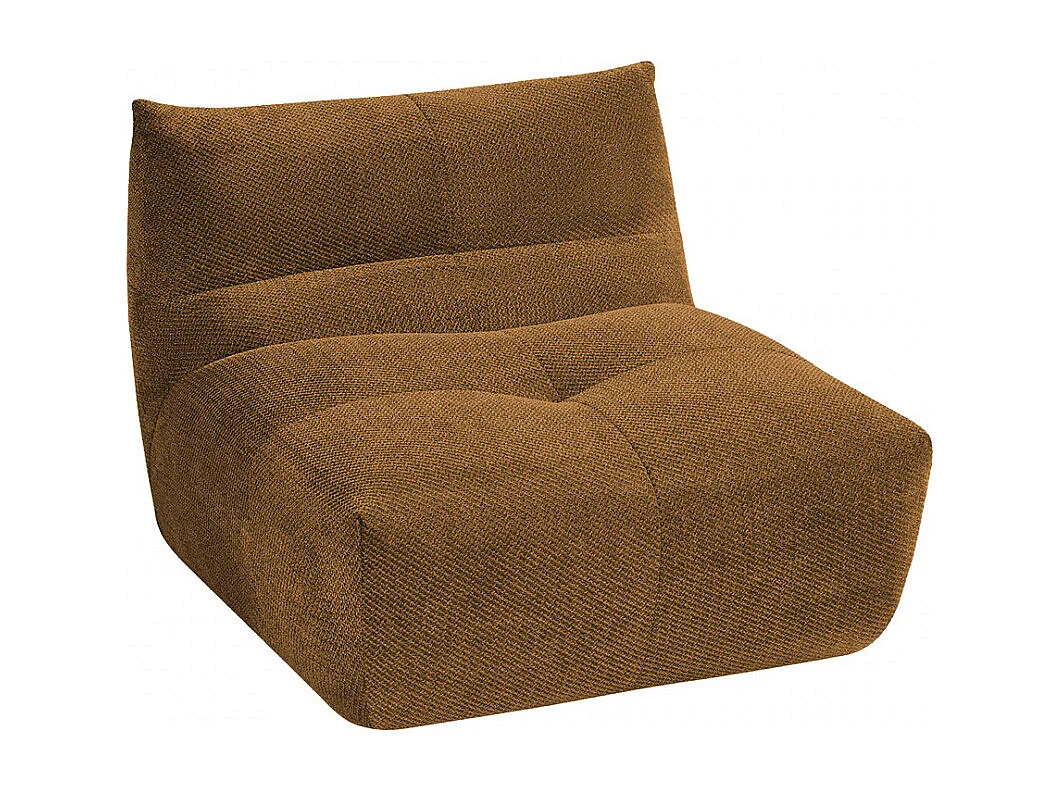 Alba - Chauffeuse compressée en tissu - Bronze