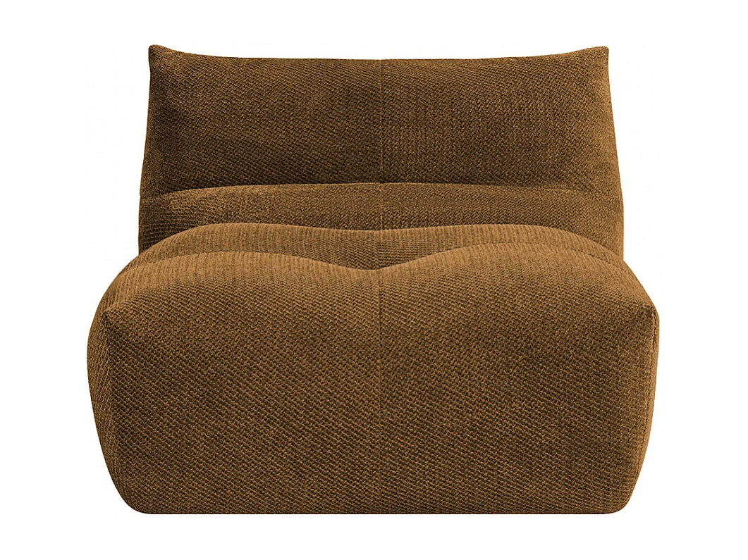 Alba - Chauffeuse compressée en tissu - Bronze