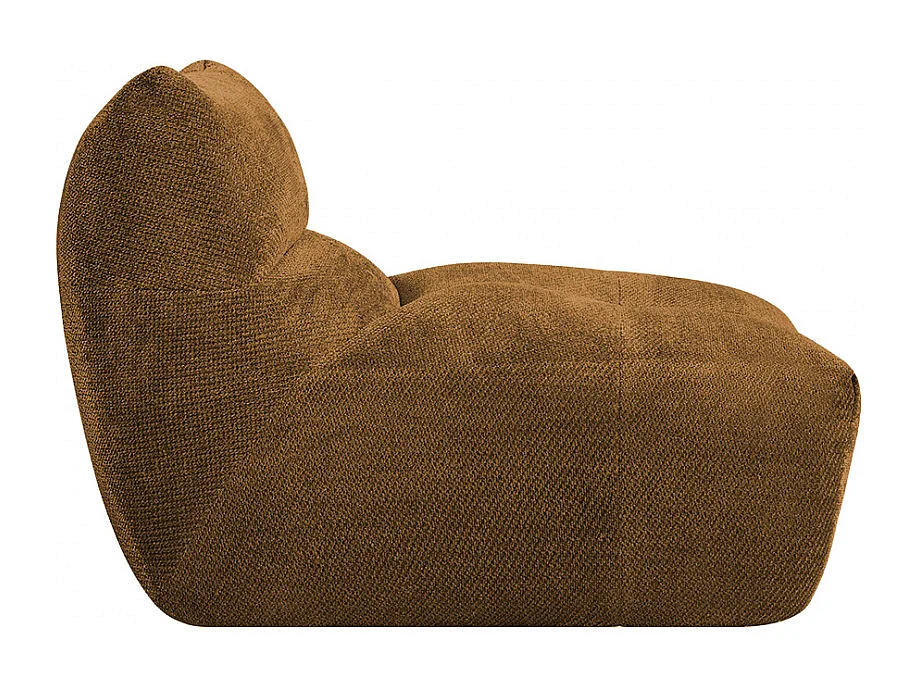 Alba - Chauffeuse compressée en tissu - Bronze