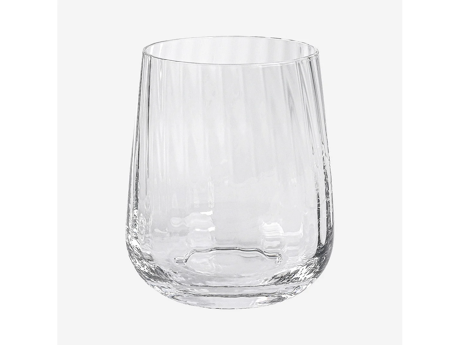 Lot de 6 verres à eau en verre cristallin - 35 cl - Transparent
