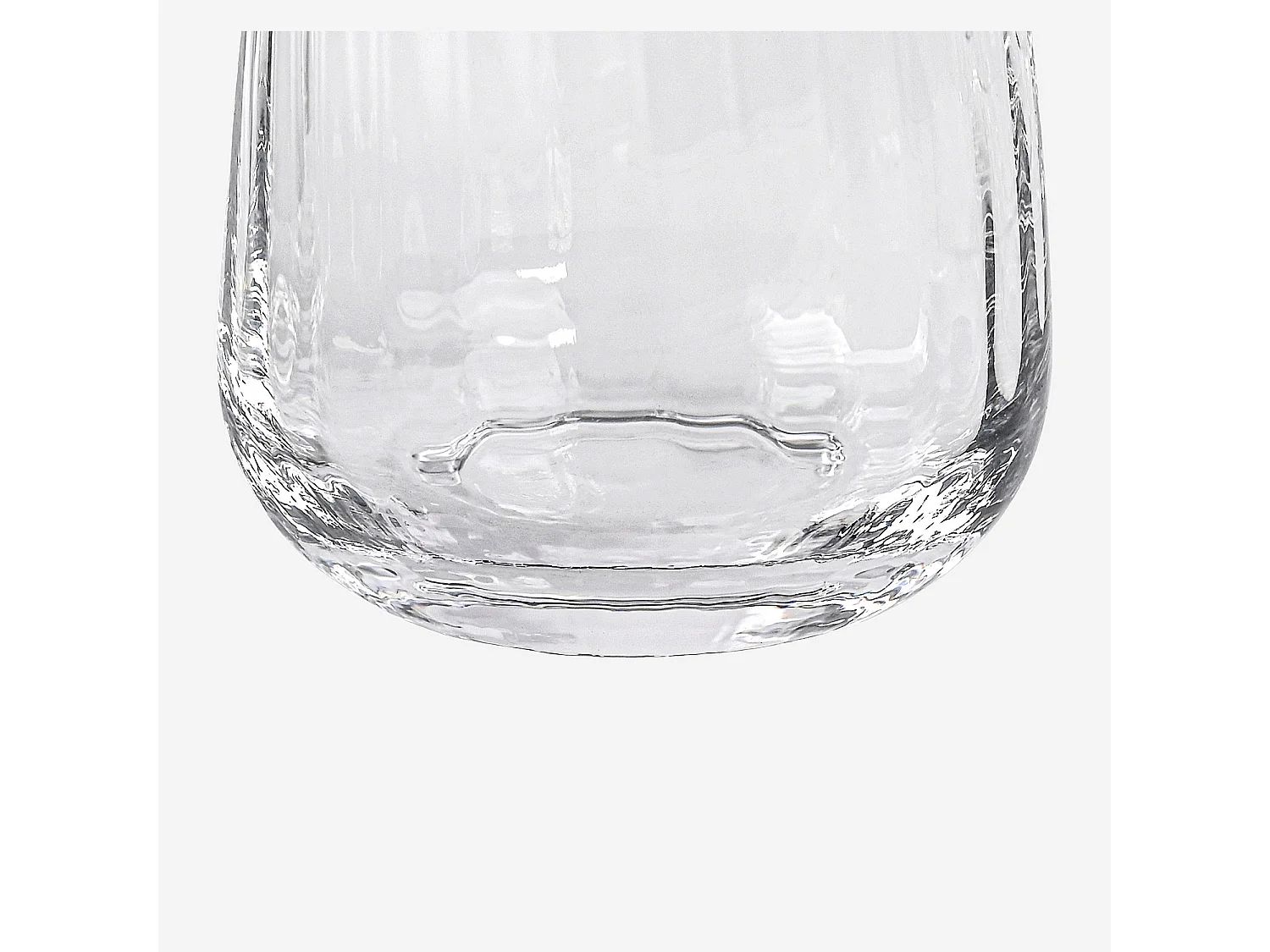 Lot de 6 verres à eau en verre cristallin - 35 cl - Transparent