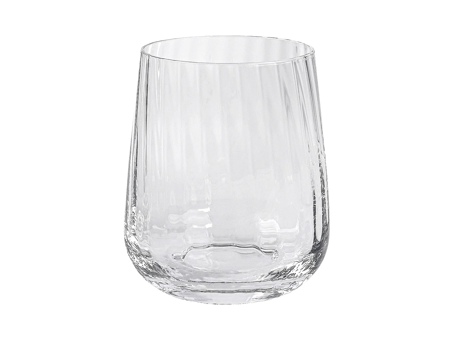 Habitat - Lot de 6 verres à eau en verre cristallin - 35 cl - Transparent - Cleo