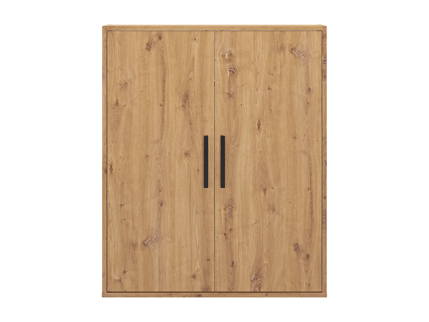 Armoire sous pente 2 portes - Coloris : Naturel - ADEZIO
