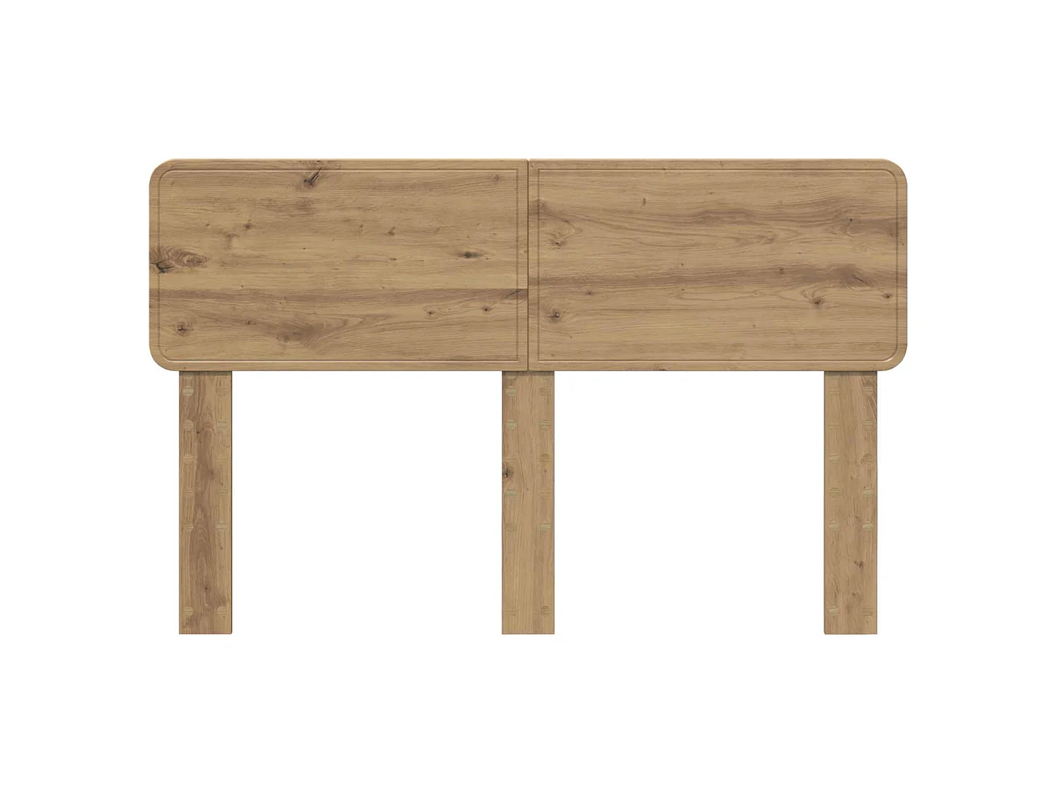 Cabecero de tablero de madera de ingeniería roble artisan