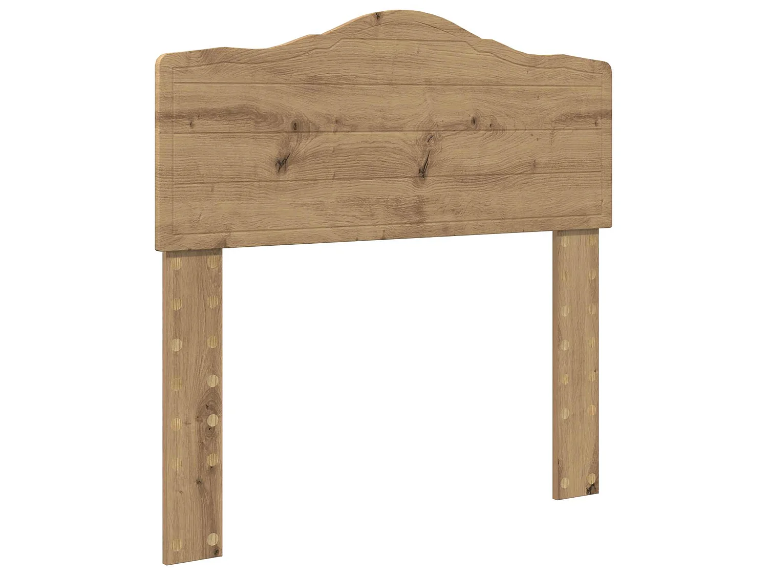 Cabecero de tablero de madera de ingeniería roble artisan