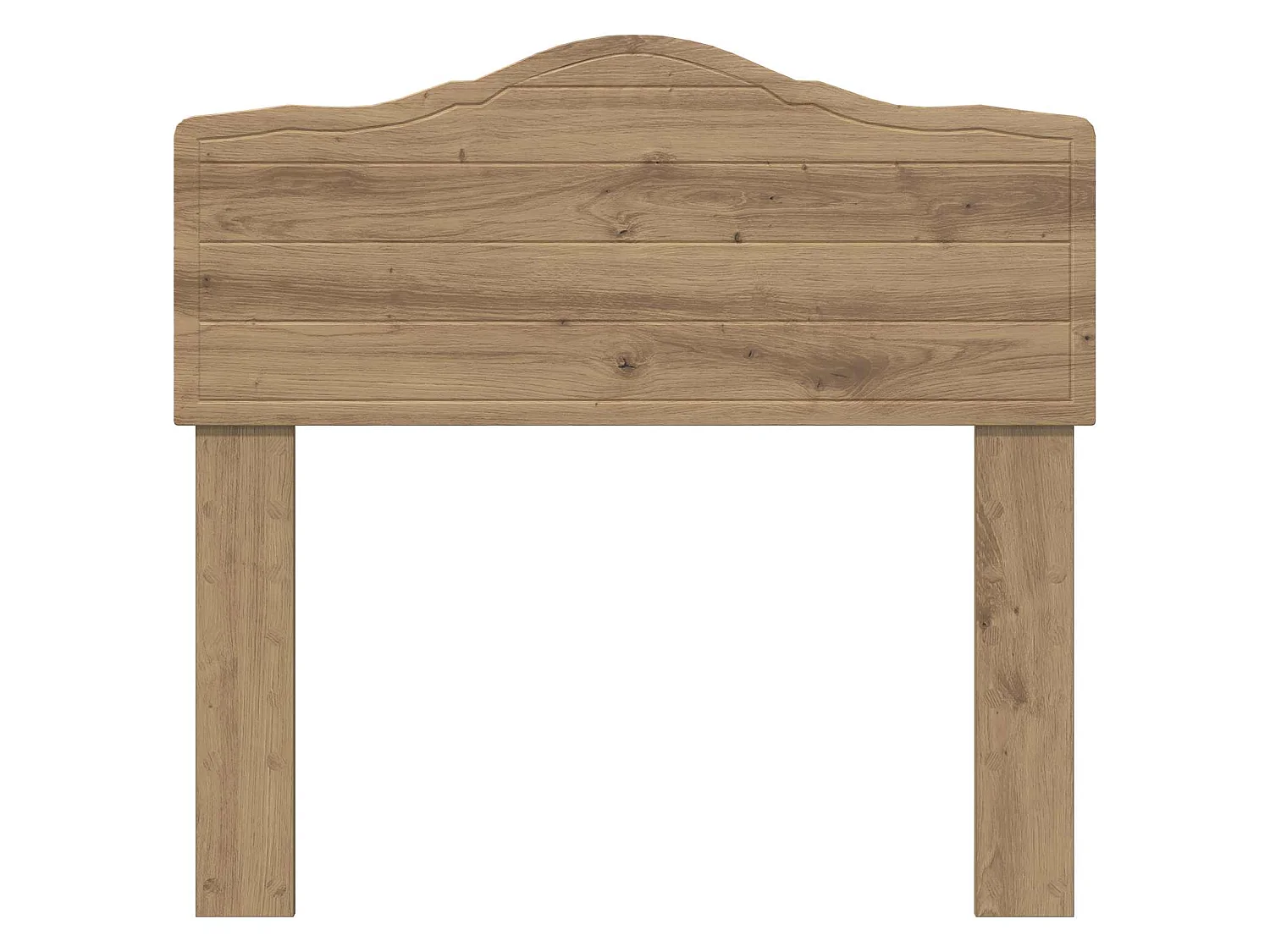 Cabecero de tablero de madera de ingeniería roble artisan