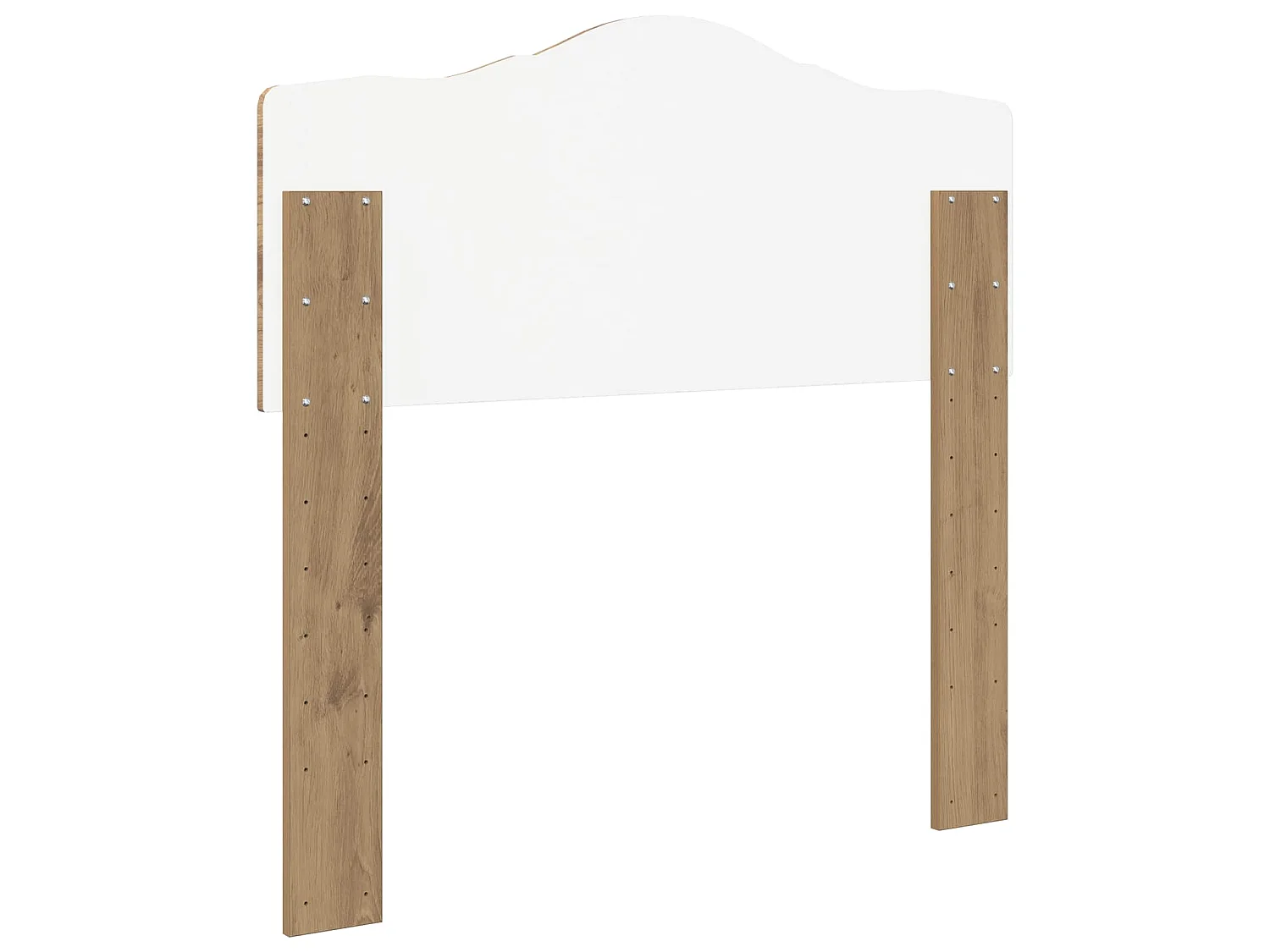 Cabecero de tablero de madera de ingeniería roble artisan