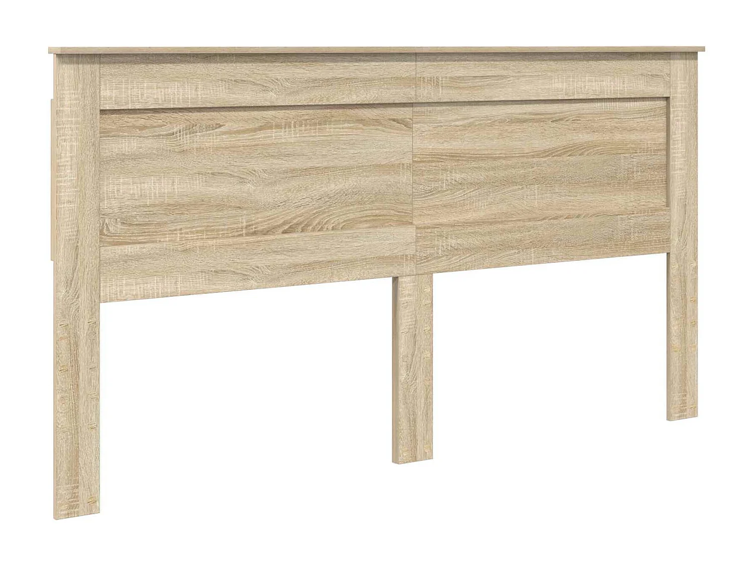 Tête de lit chêne en panneau de bois pour la chambre